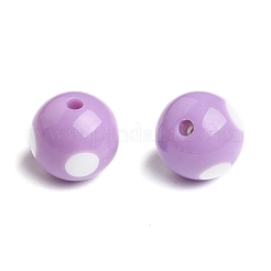 丸いアクリルクラフトビーズ  ミックスカラー  直径約16mm  穴：約2mm  約220個/500g&nbsp;YPL453