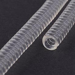 プラスチックスプリングコイル  見えないリングサイズアジャスター  ラウンド  透明  100x5mm&nbsp;TOOL-WH0003-17B