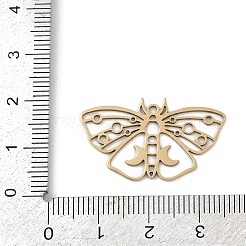 ステンレスペンダント201個  レーザー切断  蝶のチャーム  ゴールドカラー  17.5x29.5x1mm  穴：1.6mm&nbsp;STAS-U052-03B-G