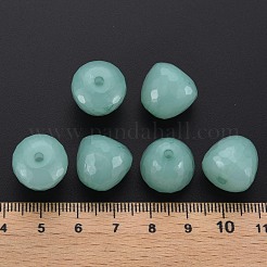 透明なアクリルビーズ  染め  多面カット  ティアドロップ  ミディアムアクアマリン  15x14.5mm  穴：2mm  約243個/500g&nbsp;MACR-S373-10E-02