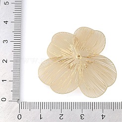 真鍮のコボション  花  18KGP本金メッキ  36x38.5x4.5mm&nbsp;KK-L219-10G