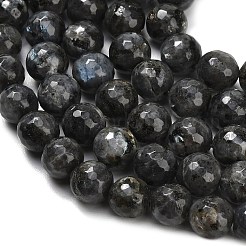 天然ラルビカイトビーズ連売り  多面カット  ラウンド  12mm  穴：1.2mm  約32~33個/連  14.76~15.16''（37.5~38.5センチメートル）&nbsp;G-C280-B06-12mm