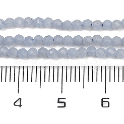 天然アンジェライトビーズ連売り  多面カット  ラウンド  2.5mm  穴：0.6mm  約172個/連  14.96