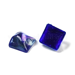 半透明エポキシ樹脂デコデンカボション  水の波紋の四角  藤紫色  14.5x14.5x8mm&nbsp;X-CRES-S367-20B