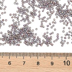 トーホーラウンドビーズ  日本製シードビーズ  （2638f）半釉レインボーラベンダー  15/0  1.5mm  穴：0.7mm  約3000個/10g&nbsp;X-SEED-TR15-2638F