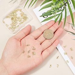 15セット5色音符シンボル合金カボション  音符樹脂フィラー  エポキシ樹脂用品用充填アクセサリージュエリー作り  ミックスカラー  6~9.6x3.5~8.2x1mm  3セット / カラー&nbsp;DIY-OC0008-21