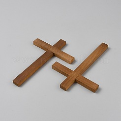 ウッドカボション  未完成の木材  クロス  ペルー  157x106x9mm&nbsp;WOOD-WH0029-151B-02
