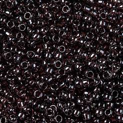 TOHOラウンドシードビーズ  日本製シードビーズ  （透明な光沢のあるアメジスト115)個  8/0  3mm  穴：1mm  約222PCS /ボトル  10 G /ボトル&nbsp;SEED-JPTR08-0115