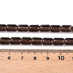 天然氷オブシディアンビーズ連売り  コラム  9~9.5x6~6.5mm  穴：0.9~1mm  約20~21個/連  7.28~7.6''（18.5~19センチメートル）&nbsp;G-G980-44B