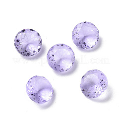 K9ガラスラインストーンカボション  フラットバック  フラットラウンド  ミックスカラー  10x5.8mm&nbsp;RGLA-J035-C-NB