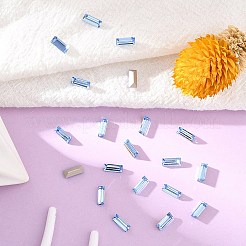 プレシオサ® マキシマ クリスタル ファンシーストーン  チェコクリスタル  435 26 212 バゲット  デュラフォイル  ライトサファイア30020個  7x3mm&nbsp;Y-PRC-FB7-30020