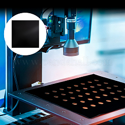 粘着式レーザーテスト用紙  彫刻機試験紙  正方形  ブラック  400x400x0.2mm&nbsp;AJEW-WH0481-754G