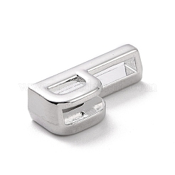 合金文字スライドチャーム  プラチナ  文字.p  20.5~21x6~10.5x6.5mm  穴：17.5~18x2.5mm&nbsp;FIND-A023-17P