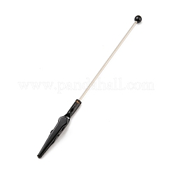 鉄ブレスレットツールジュエリーヘルパーワニ口クリップ  ブレスレット留めヘルパーツール  ブラック  13.8cm&nbsp;AJEW-A053-01C