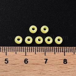 不透明なアクリルビーズ  ABカラー  ラウンド  ミックスカラー  4x3.5mm  穴：1.6mm  約15000個/500g&nbsp;MACR-S371-11-I