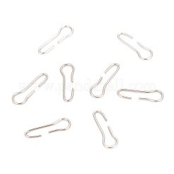 変色しない201ステンレス鋼クイックリンクコネクター  ネックレスリンク  ステンレス鋼色  12x4x0.5mm  約333個/10g&nbsp;X-STAS-H121-21P