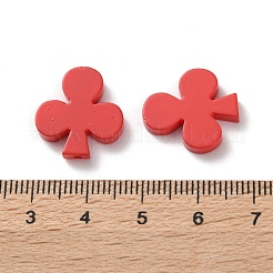 トロキッド貝ペンダント  ポーカーチャーム  スプレー塗装  クラブ  17.5~18x15.5~16x2.5~3mm  穴：0.7mm&nbsp;SSHEL-B002-05D