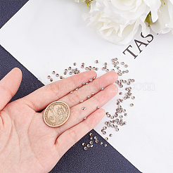 304ステンレススチールビーズキャップ  ステンレス鋼色  3x1mm  穴：0.8mm  200個/箱&nbsp;STAS-UN0010-84P