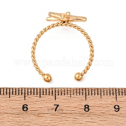 304ステンレススチールカフリング  ヒトデ  ゴールドカラー  11x14mm&nbsp;LS-RJEW-D334-08G