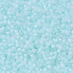 MIYUKIデリカビーズ  シリンダー  日本製シードビーズ  11/0  （db0078)アクアミストライニング  1.3x1.6mm  穴：0.8mm  約10000個/袋  50 G /袋&nbsp;SEED-X0054-DB0078