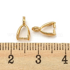 ラックメッキ真鍮製のアイスピックピンチベイル  カドミウムフリー＆鉛フリー  長持ちメッキ  14KGP本金メッキ  9.5x5.5x3mm  穴：1.6mm  ピン：0.7mm&nbsp;KK-Z030-05B-G-01