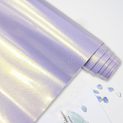 キラキラPUレザー生地  DIY 荷物材料用品  ライラック  300x0.8mm  1.35 m /ロール&nbsp;AJEW-WH20049-44L