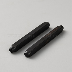 炭素鋼スタンプ9個  数0~9  ブラック  60x5x5mm&nbsp;DIY-WH0740-10