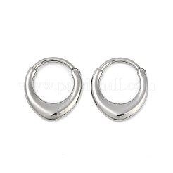 316サージカルステンレスフープピアス  フープノーズリング  プラチナ  15.5x2.5mm  内径：8.06mm  ピン：1.11mm（18ゲージ）&nbsp;EJEW-G416-42B-P