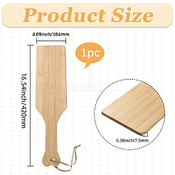 大人用竹製スパンキングパドル  長方形  560mm&nbsp;TOOL-WH20067-06A