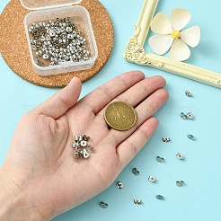 304ステンレススチール製イヤーナット  ピアスバックキャッチ  ステンレス鋼色  6x4.5x3.5mm  ピン：0.9mm  100個/箱&nbsp;STAS-YW0001-01P