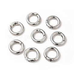 合金プッシュ式リングカン  Oリング  プラチナ  6ゲージ  20x4mm  内径：12mm&nbsp;LS-PALLOY-H245-P