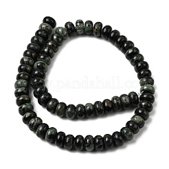 天然カンババジャスパービーズ連売り  ロンデル  10.5x6.5mm  穴：0.8mm  約59個/連  14.69''（37.3センチメートル）&nbsp;G-A280-A28-03