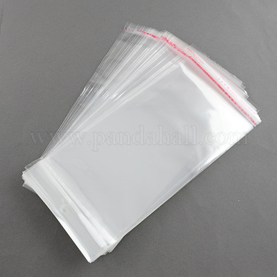 セロハンのOPP袋  長方形  透明  24x11cm  片側の厚さ：0.0035cm  インナー対策：19x11のCM&nbsp;OPC-R010-24x11cm-1