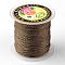 Round Metallic Thread, Embroidery Thread, 3-Ply, Camel, 0.4mm, about 164.04 yards(150m)/roll
