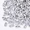 Electroplate Opaque Glass Seed Beads, 2-Hole, Rectangle, Platinum Plated, 4.5~5x2x1.3~1.5mm, Hole: 0.5~0.8mm
