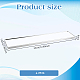 アクリル板  長方形  透明  330x76x9mm&nbsp;DIY-WH0622-730A-2