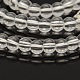 ラウンドガラスビーズ連売り  透明  4mm  穴：1mm  約96~102個/連  15.2インチ&nbsp;GLAA-A025-4mm-01-1