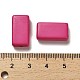 不透明なアクリルビーズ  長方形  赤ミディアム紫  18.5x10x6mm  穴：2mm  約450個/500g&nbsp;OACR-A030-03B-3