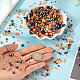 半円形 ABS プラスチック カボション  オレンジ  3~9x1.5~4.5mm  100 G /セッティング&nbsp;FIND-TAC0038-08B-6