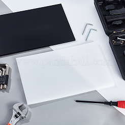 2枚 2色 HDPEシート  長方形  ミックスカラー  300x200x6.5mm  1pc /カラー&nbsp;DIY-GA0008-60B