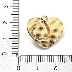 304ステンレスペンダント  ラインストーンとABS模造真珠と  PVD真空メッキ  ハート  18KGP本金メッキ  18.5x21x5.5mm  穴：1.6mm&nbsp;STAS-R155-049G