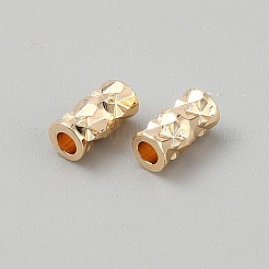 真鍮ビーズ  コラム  ゴールドカラー  6x3mm  穴：1.6mm&nbsp;FIND-WH00670-83G