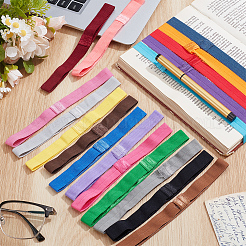 20個 20色 ポリエステル 伸縮性 ベビーソフトヘッドバンド  ミックスカラー  350~370x15mm  1pc /カラー&nbsp;DIY-PH0032-74