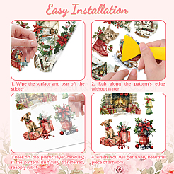 3 シート 3 スタイル pvc 防水装飾ステッカー  家具の装飾用の自己接着デカール  混合図形  300x150mm  1枚/スタイル&nbsp;DIY-WH0404-182