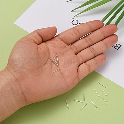スターリングシルバーのフラットパッドスタッドピアスパーツ 925 個  スタンプ925個付き  銀  12x0.7mm  ピン：0.7mm&nbsp;STER-S002-35