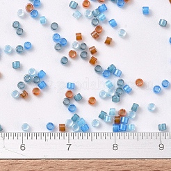 MIYUKIデリカビーズ  シリンダー  日本製シードビーズ  11/0  （db2068)蓄光ミックス8  1.3x1.6mm  穴：0.8mm  約2000個/10g&nbsp;X-SEED-J020-DB2068
