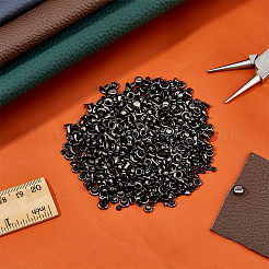 鉄リベット  セミチューブラーリベット  衝突リベット  ガンメタ色  3.5~6x3~6mm  穴：1.5~2.5mm  ピン：1.2~2.5mm  4スタイル  1セット/スタイル  4セット&nbsp;IFIN-FH0001-85B