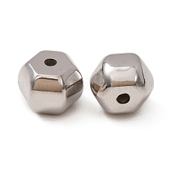 304ステンレススチールビーズ  ランタン  ステンレス鋼色  7x8x9mm  穴：1.6mm&nbsp;SA-CBAE384-03P