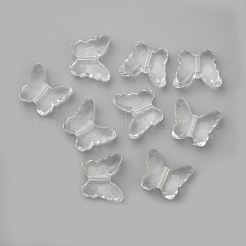 透明なアクリルビーズ  蝶  透明  約29mm長  23 mm幅  厚さ12mm  穴：2mm  約113個/500g&nbsp;PL404Y-6