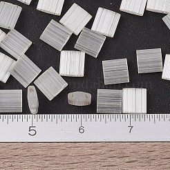 MIYUKIティラビーズ  日本製シードビーズ  2穴  （tl2592)アンティークアイボリーシルクサテン  5x5x1.9mm  穴：0.8mm  約590個/50g&nbsp;SEED-X0054-TL2592
